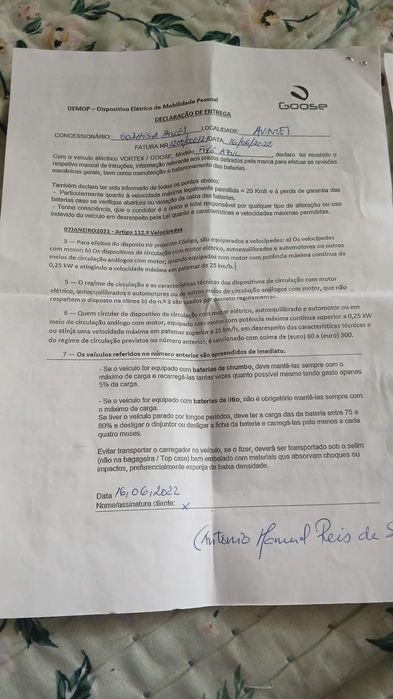 Vendo mota Inltrica