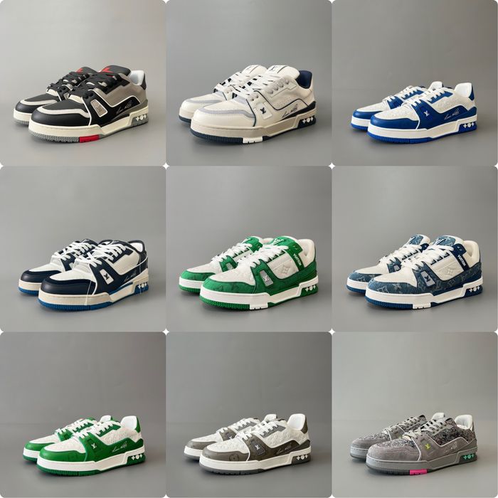 Нові Кросівки Louis Vuitton Trainer/LV Trainer Sneakers/Люкс якість!