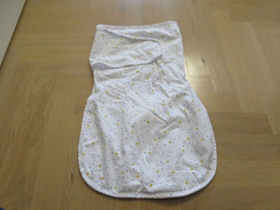 Grobag otulacz gwiazdki 0-3 swaddle zakładany