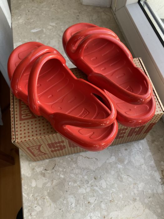 Sandały Camper kobarah flat bright red