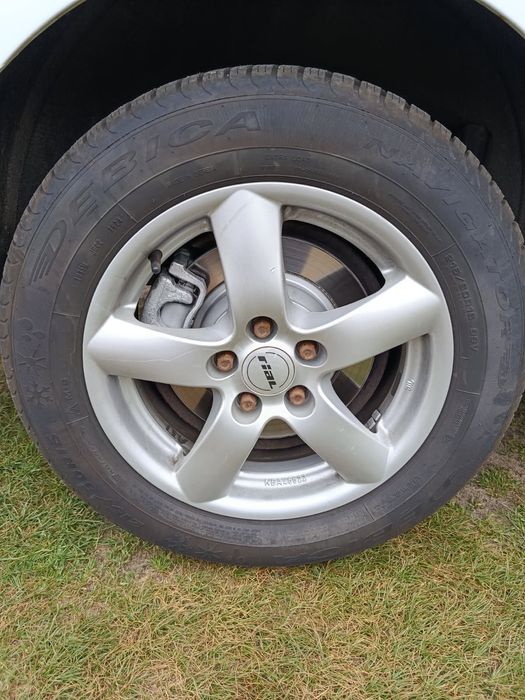 Opony całoroczne z października 2024 + używane Felgi 16'