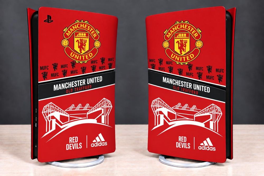 боковые панели на PS5 в стиле Manchester United,Манчестер Юнайтед,S.T.A.L.K.E.R