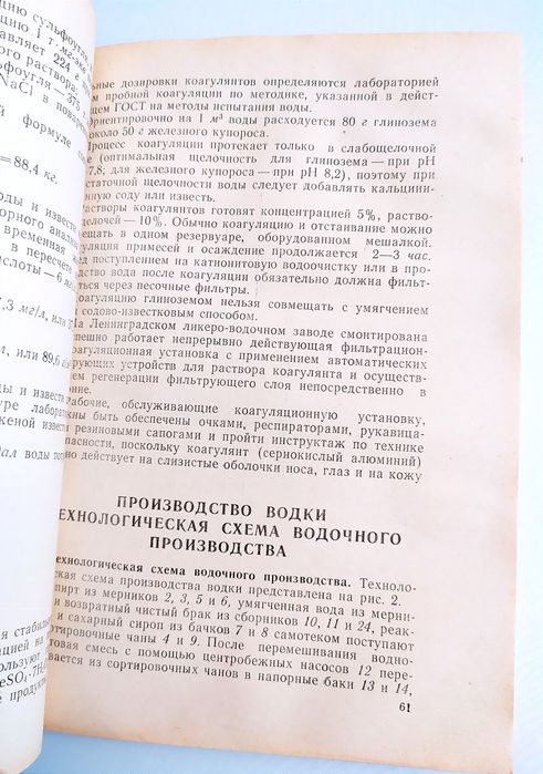 ВОДКА Инструкция по производству ликёро-водочных изделий соков морсов