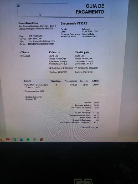 Tênis de basquetebol