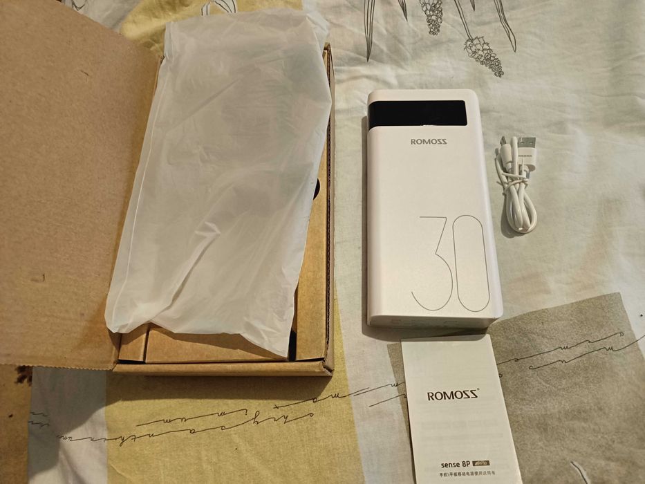 Павербанк Romoss Sense 8P 30000мАг на відновлення