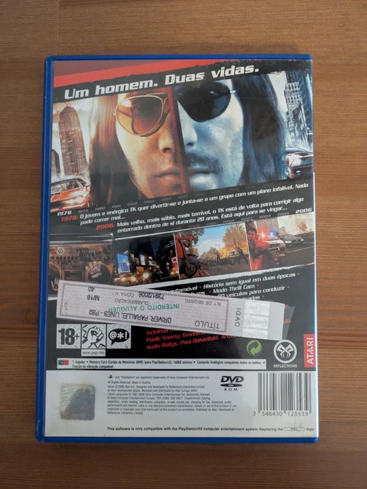 Jogo PS2 ( PlayStation 2 ) " Driver " (Optimo Estado)