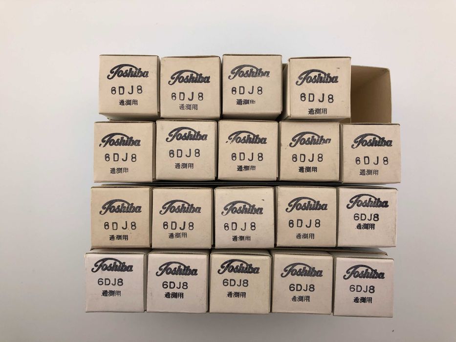 ECC88 Toshiba 6DJ8 E88CC 6922 NOS NIB Dobrana Para 6N23P 6N11