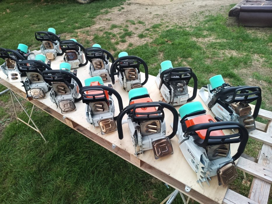 Customowe wydechy filtry przypory do pił Stihl I huska