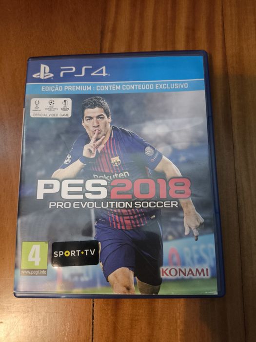 PS4 500GB + 2 Comandos + 3 Jogos (GT Sport, PES 2020, PES 2018)