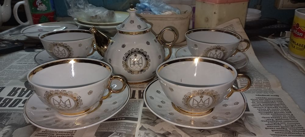 Чайный сервиз олимпийский олимпиада 80