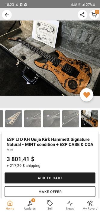 Esp Ltd Ouija гитара