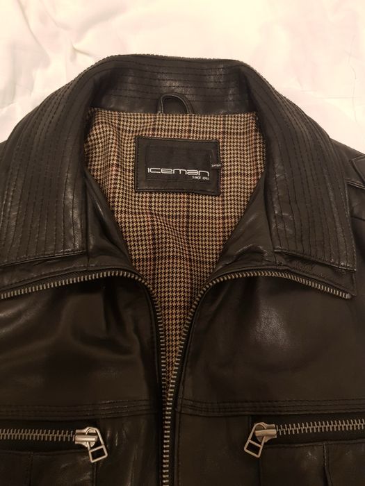 Мужская кожаная куртка