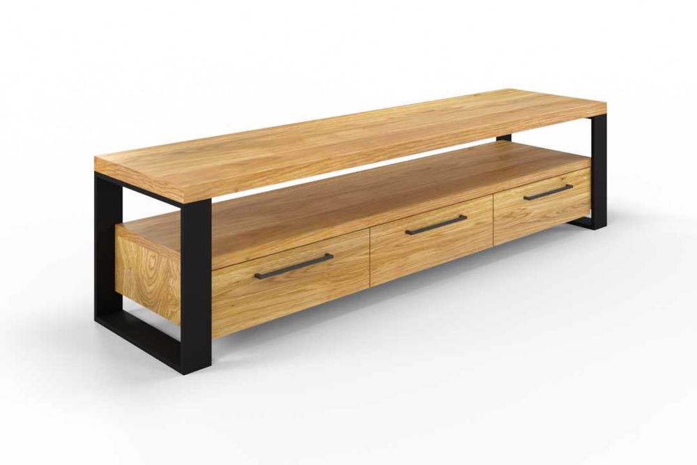 Szafka RTV HERMAN , loftowa, PRODUCENT , różne wymiary KRAKÓW