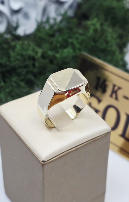 Złoty sygnet męski próba 585 14k