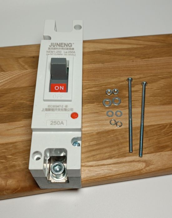 Силовий DC автомат 80-600а 12-500в, автомат постійного струму