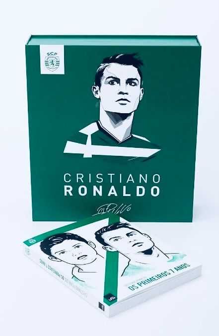 Caixa Cr7/Sporting edição limitada: Camisa/Livro/medalha/bilhetes...