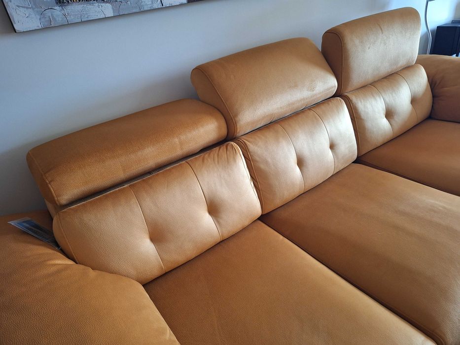 Sofá Chaise Lounge com assentos deslizantes