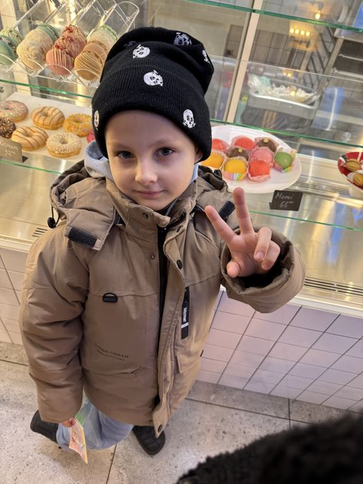 Зимова тепла куртка 116-122см