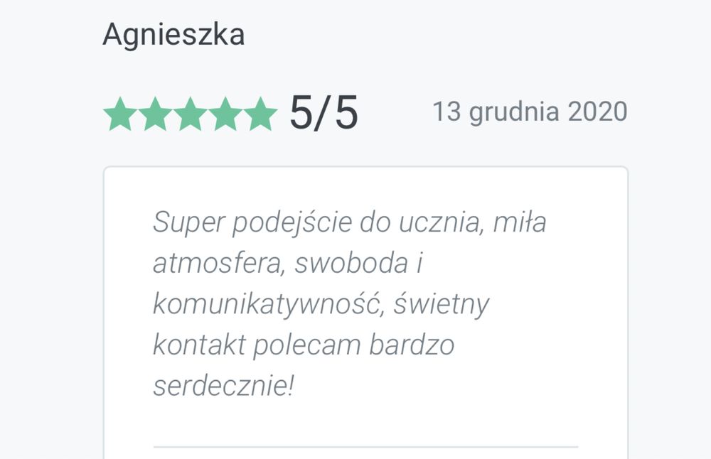 Korepetycje z matematyki/fizyki/chemii/ang- STACJONARNIE/ONLINE