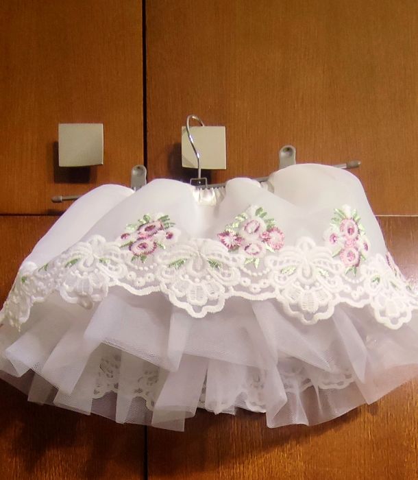 Spódniczka tutu chrzest ślub urodziny
