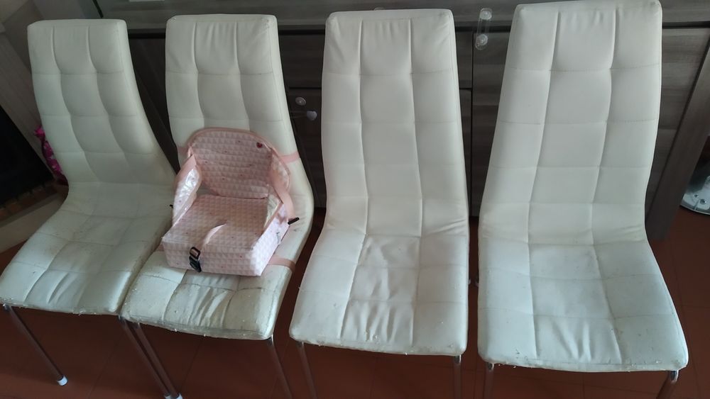 50 euros as 4 cadeiras de sala conforama