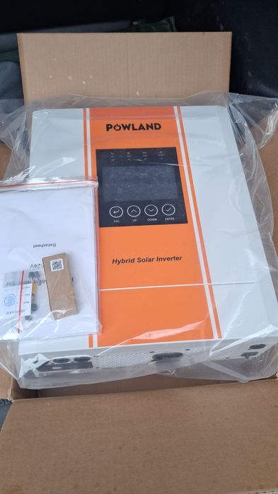 Гібридний інвертор POWLAND 24v 5kwt ТИХИЙ!