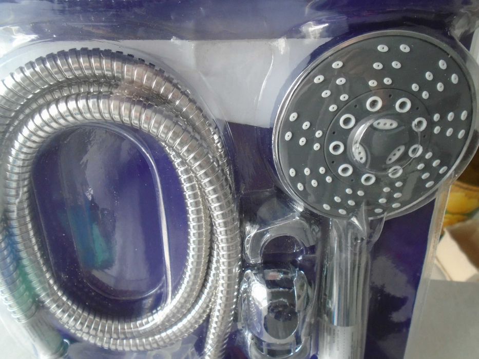 prysznicowy zestaw-słuchawka, wąż, uchwyt