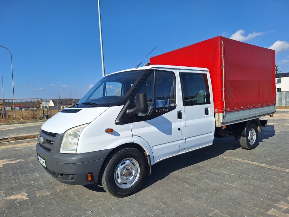 FV23% Ford Transit Maxi doka brygadówka 7 osób Paka 2.8m  zerej w PL