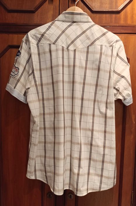 Camisa Springfield 100% Algodão, manga curta, 2 bolsos Tam. XXL - Nova
