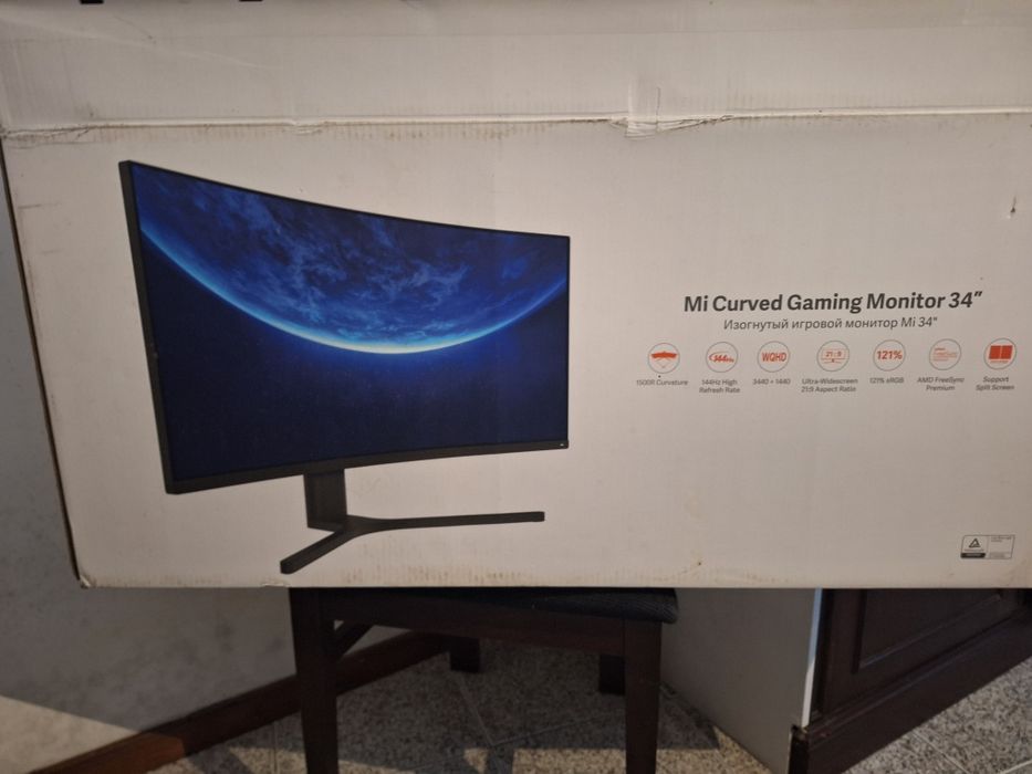 Monitor 34" xiaomi c/garantia