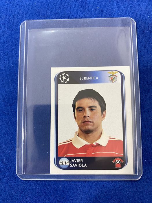 Cromo Javier Saviola SLB Benfica 2010-11 Uefa Champions League