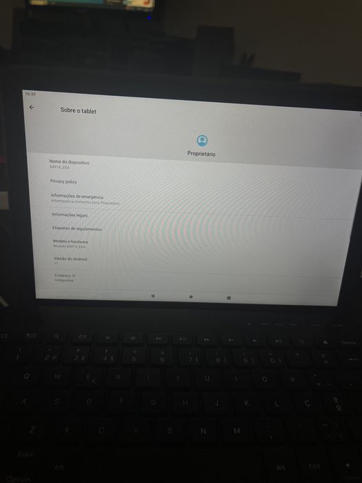Tablet TLC 10” novo