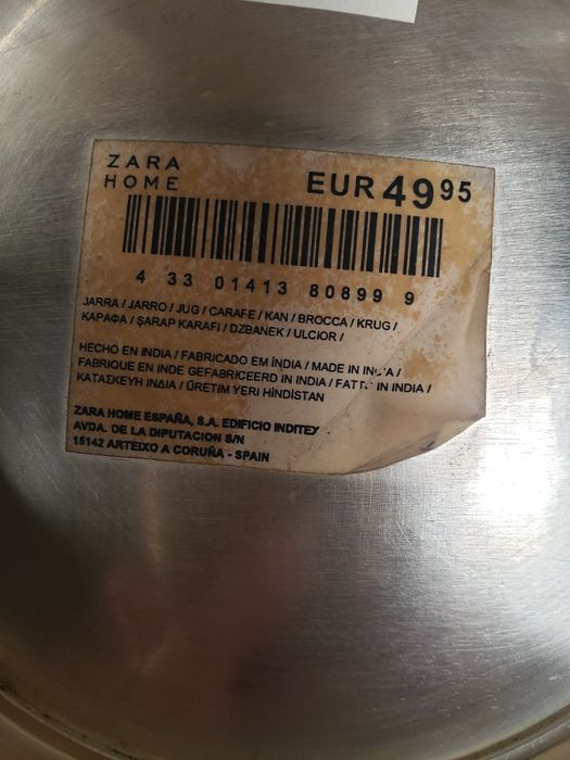 jarro casquinha Zara Home