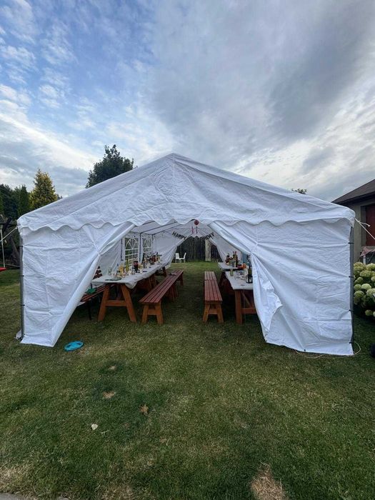 NAMIOT IMPREZOWY 5x8 m – Wynajem | Wesela, Komunie, Imprezy