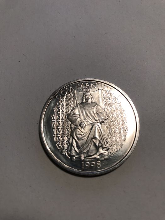 1 Moeda de Prata 1000 Escudos Dom Manuel I - 1998