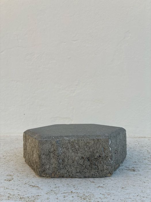 Pavimento betao hexagonal