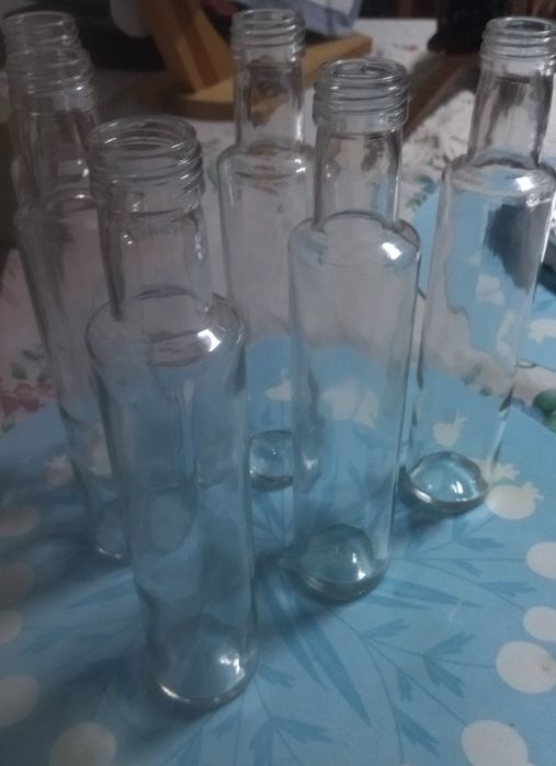Conjunto de 12 garrafas 250 ml, para licor, vinagre aromático, piripir
