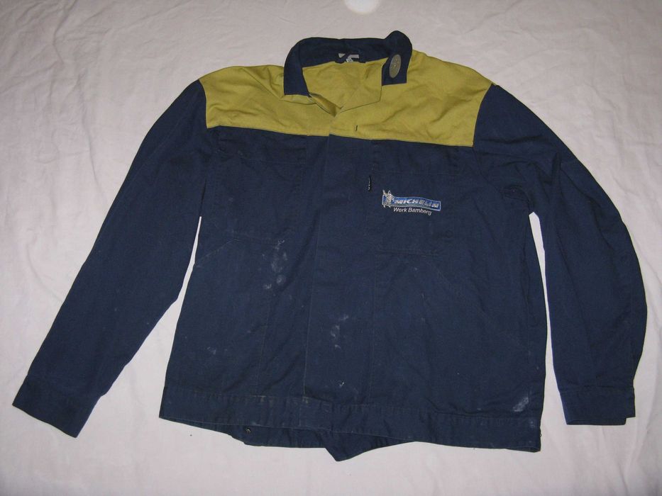 bluza robocza Michelin haft granatowa 54 Uvex duża XL XXL 2XL 3XL kurtka koszulowa