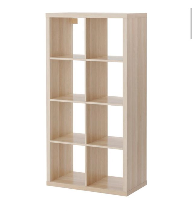 Estante Expedit (nova Kallax) em bétula com rodas