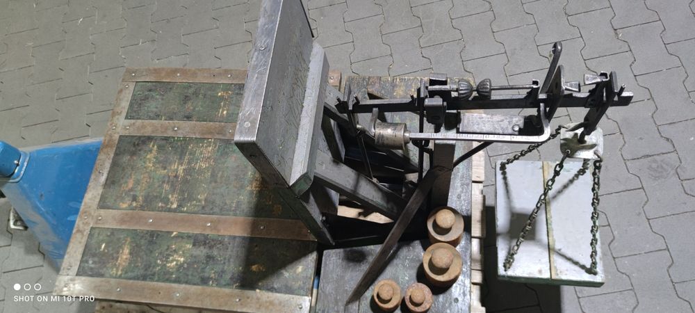 Waga zabytkowa platformowa szalkowa 500kg