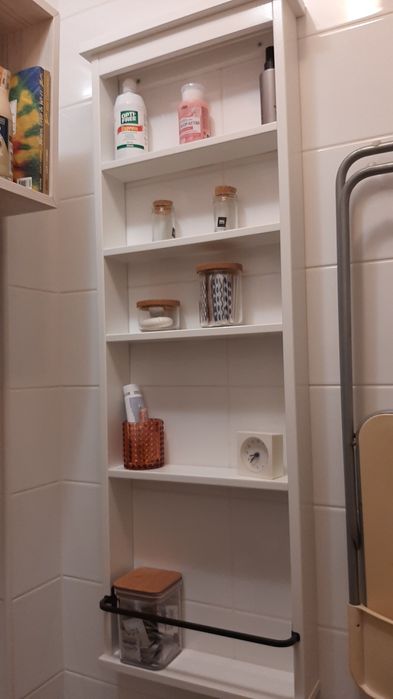 Estante de parede para WC branca Ikea