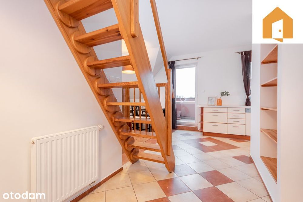 3 pokoje + antresola | 64,48 m2 | balkon