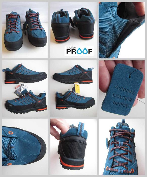 Полуботинки мембранные CMP Moon Low WaterProof Vibram р. 44 (28.5см)