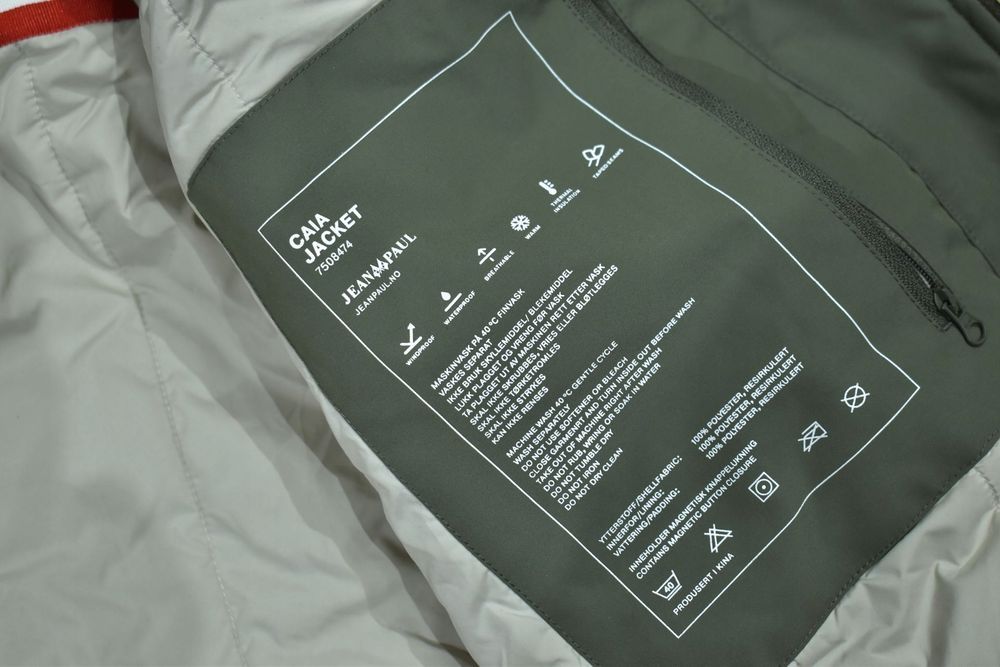 Jean Paul Caia Zimowa Ocieplana Kurtka Damska Parka Oversize M