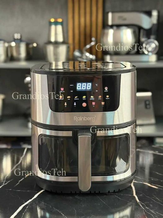 НЕМЕЦКИЙ аэрогриль Rainberg RB-2287 12.5 л, 4200 Вт, аэро фритюрница