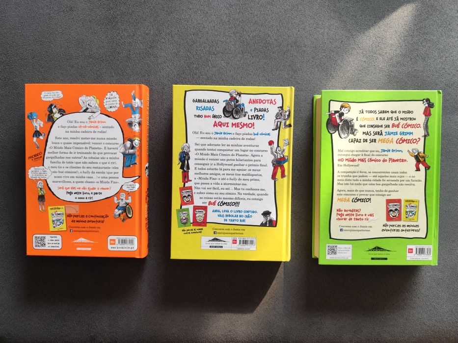 Livros 1, 2, 3 Coleção "Eu Cómico"