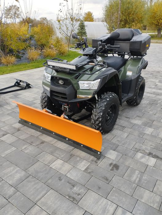Pług do quada na podjazd z kostki 150 cm