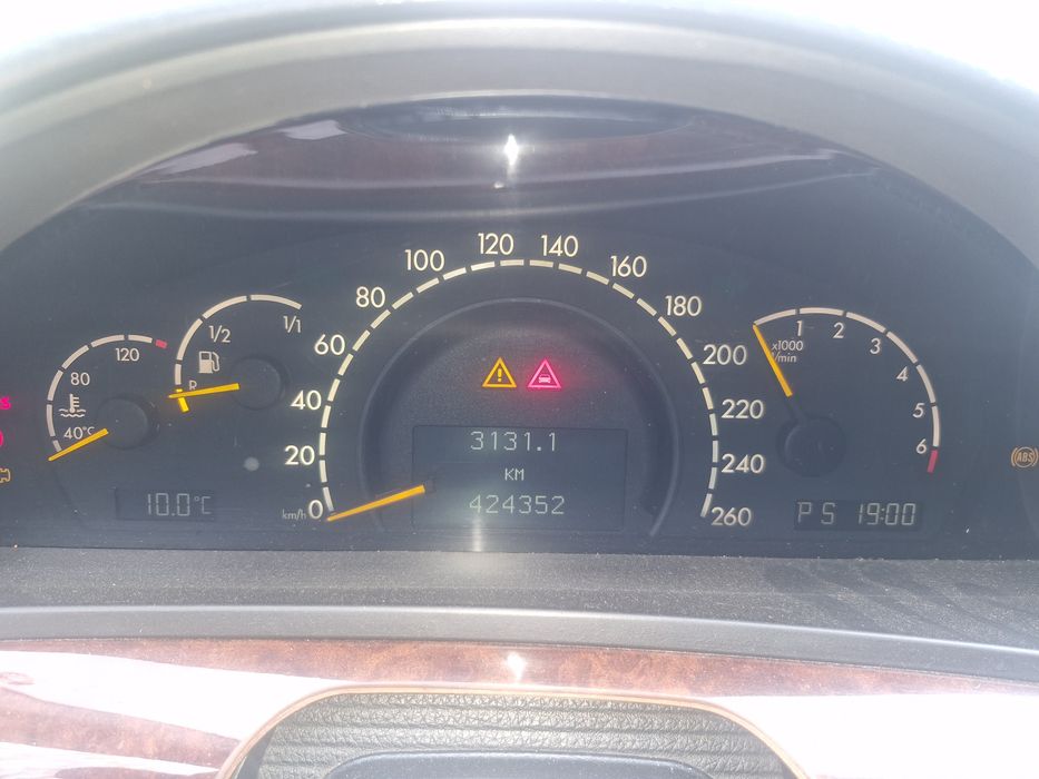 Панель приборів приборка мерседес w220 s320 s430 s500 дорестайлинг