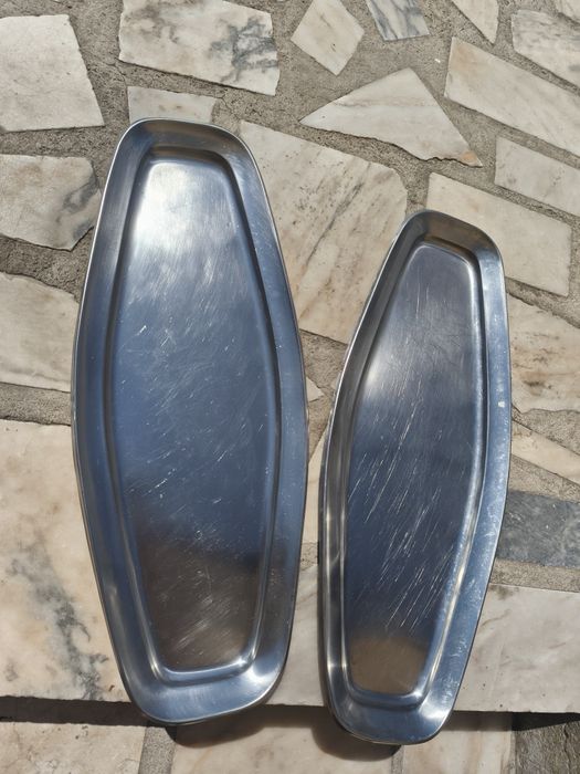 Lote de 6 Travessas de Inox para Servimento / Restauração