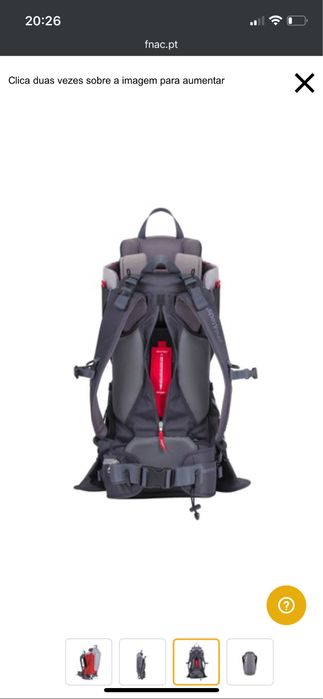 Mochila de Transporte de Bebé phil&teds Escape Cinzento, Vermelho